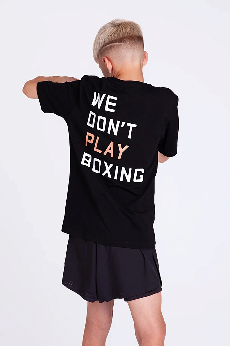 Футболка Kids We Don't Play Boxing Черный