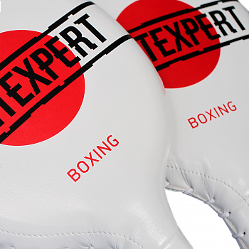 Лапы-ракетки Fight EXPERT Boxing EL (кожа FX Leather, Белый)