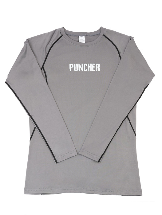 Рашгард компрессионный Puncher 1.0 L\S серый