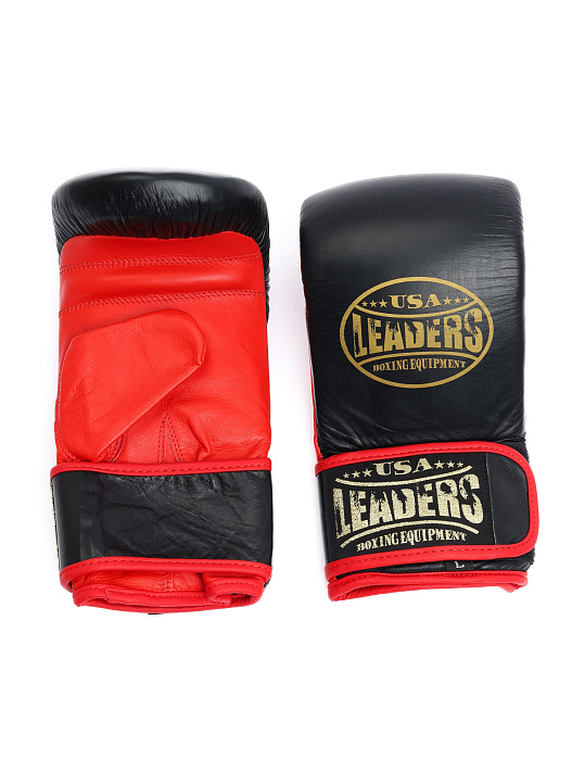 Снарядные перчатки Leaders Black-Red размер L