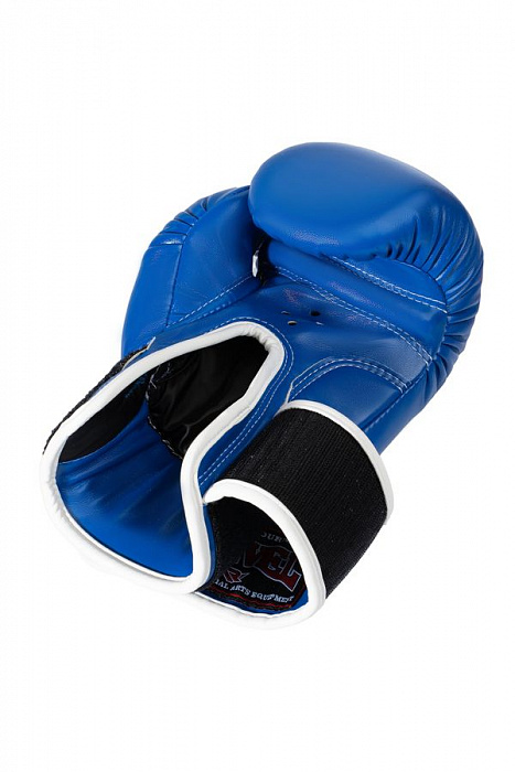 Перчатки боксёрские винил 80 синий
