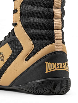 Боксерки Lonsdale Heskin черн/золот/бел.