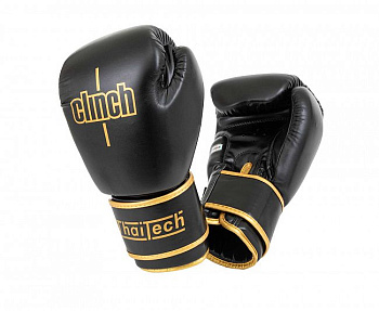 C170 Перчатки боксерские Clinch Muay Thai черные 
