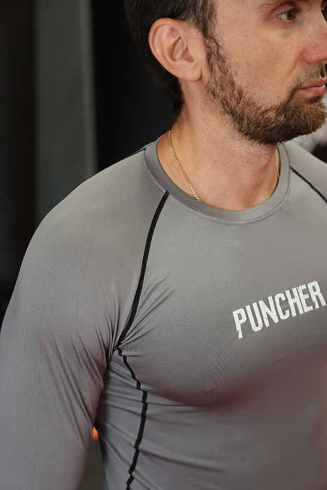 Рашгард компрессионный Puncher 1.0 L\S серый