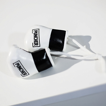 Сувенирные перчатки Puncher Бело Черные