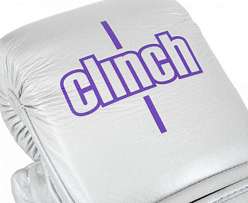 C167RT Перчатки снарядные Clinch Bag Mitts Undefeated Russian Team серебристые