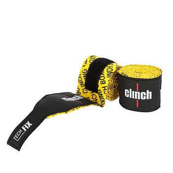 C140 Бинты эластичные Clinch Boxing Crepe Bandage Tech Fix желтый