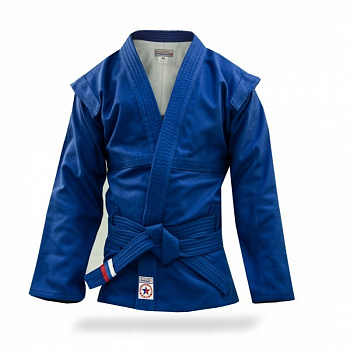 Куртка для самбо. Модель АТАКА. синии