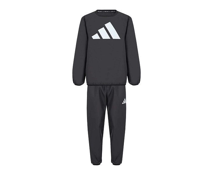 adiSS01 Костюм для сгонки веса Sauna Suit черно-белый