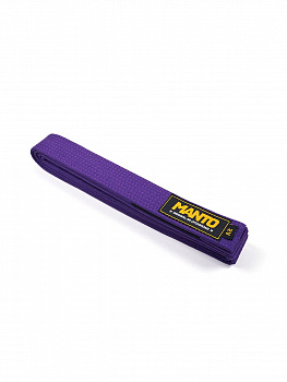 Пояс для единоборств MANTO belt BJJ ORIGINAL (фиолетовый)