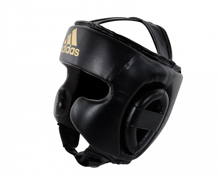 adiSBHG042 Шлем боксерский Speed Super Pro Training черно-золотой 