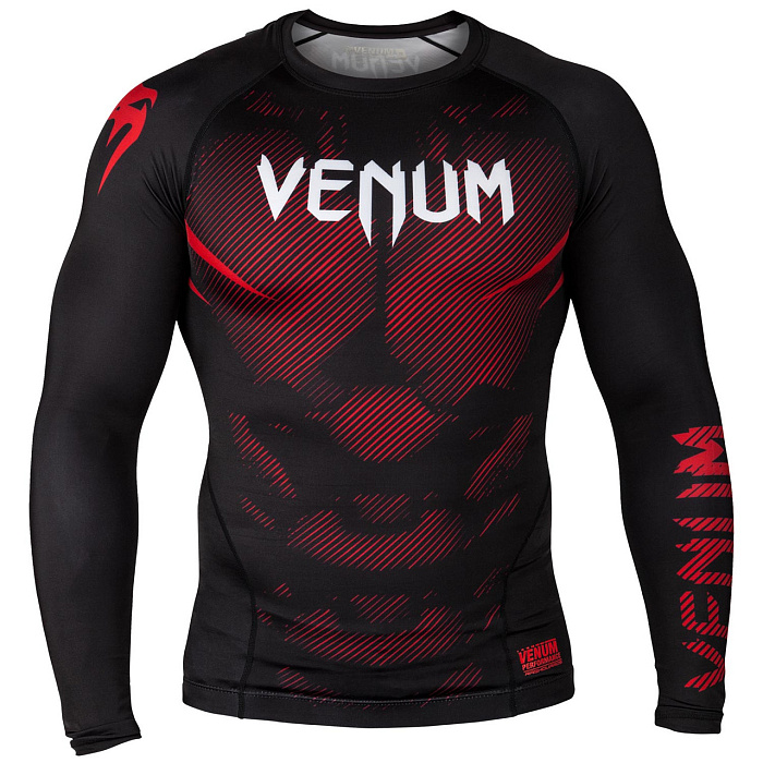 Рашгард Venum-NoGi 2.0 Rashguards Long-Black/Red размер XL