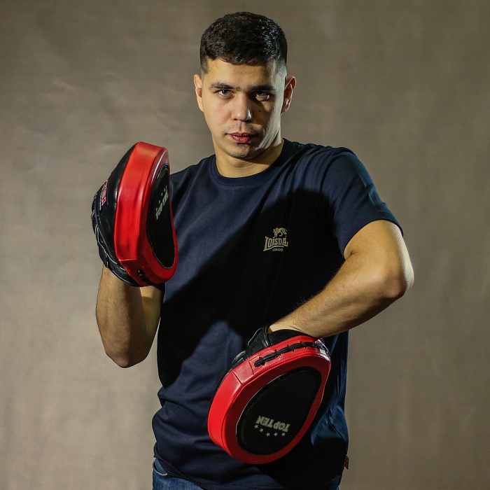 Лапа MMA TOP TEN Ultimate Coaching Mitt Gold Series