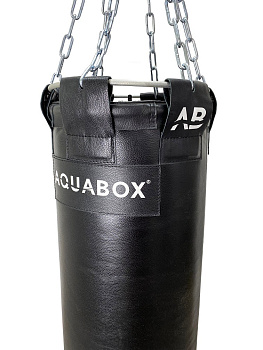 Мешок боксерский водоналивной AQUABOX кожа, черн, 35*150-65