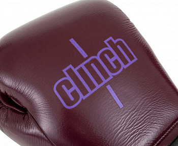 C161 Перчатки боксерские Clinch Undefeated бордовые