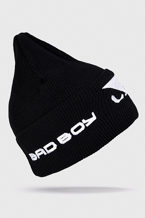 Шапка Bad Boy Logo New white черный