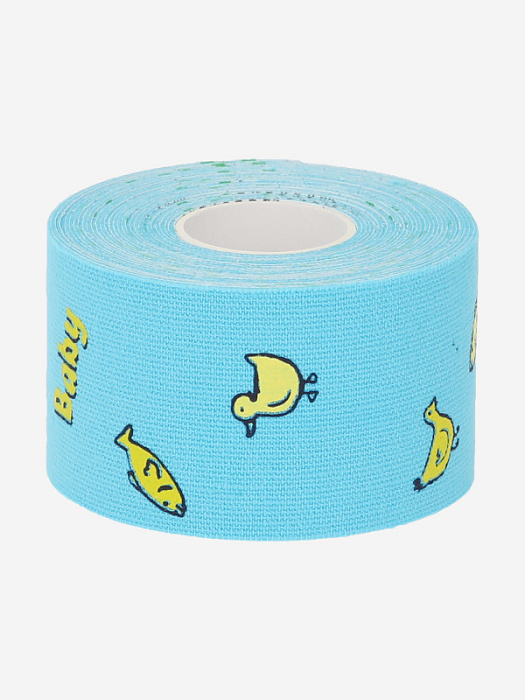 Кинезио тейп Kinexib CLASSIC Baby 4см*4м синий, принт крокодил