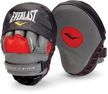 Лапы изогнутые Mantis Punch Mitts красн/черн.