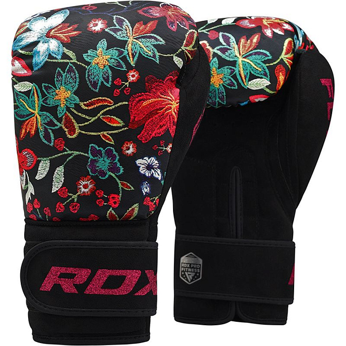 Боксёрские перчатки RDX FL-3 Floral Black