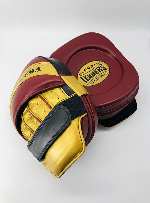 Лапы Elite Focus Mitts (Maroon/Gold Metallic)