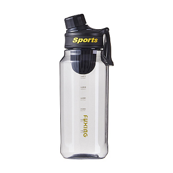 Бутылка для воды FUXING SPORTS, 750 мл, Черный