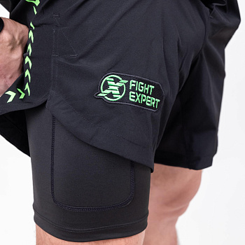 Шорты FIGHTEXPERT Combat черный