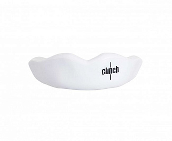 C511 Капа одночелюстная Clinch Competition Single Layer Mouthguard белая (размер Senior)