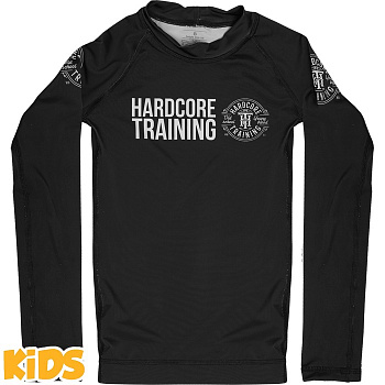 Детский рашгард Hardcore Training Recruit Black