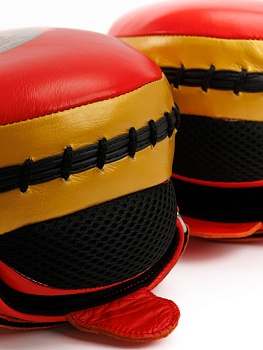 Лапы Leaders Air Mitts Red Gold