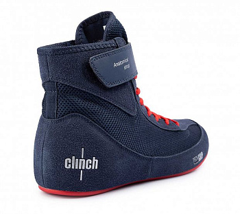 C420 Борцовки Clinch Grip сине-красные