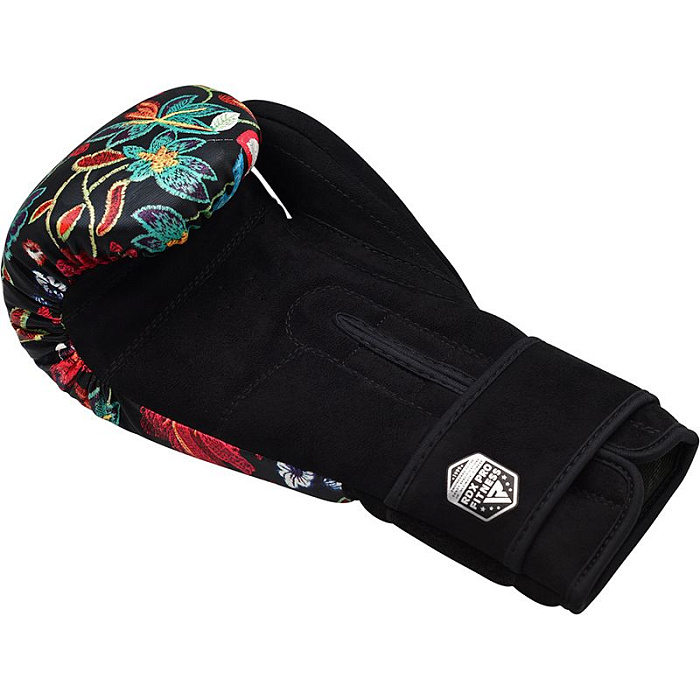 Боксёрские перчатки RDX FL-3 Floral Black