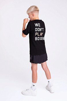 Футболка Kids We Don't Play Boxing Черный