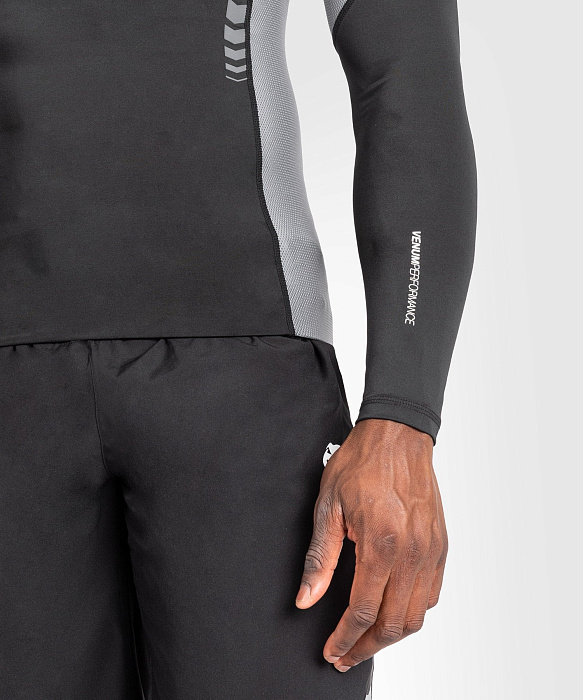 Рашгард Venum Tempest Black/Grey L/S