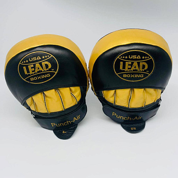 Лапы Leaders Air Mitts Black Gold