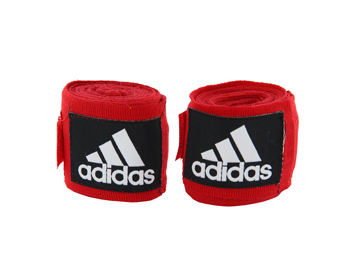 adiBP03 Бинт эластичный Boxing Crepe Bandage красный (длина 4.5 м)  