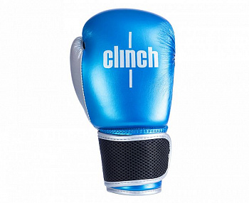 C127 Перчатки боксерские Clinch Kids сине-серебристые