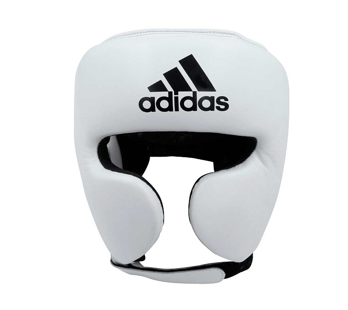 adiPHG01PRO Шлем боксерский AdiStar Pro Headgear бело-черный