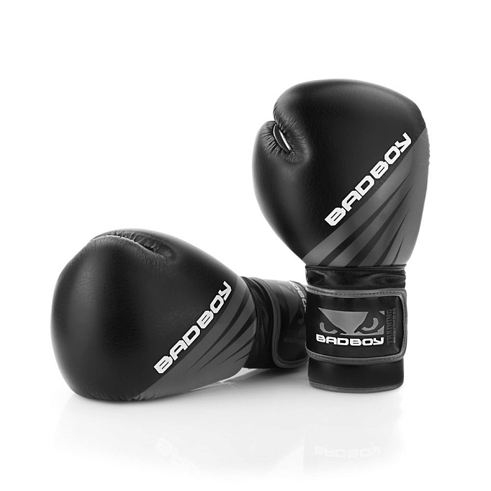 Боксерские перчатки Bad Boy Training Series Impact Boxing Gloves - Black/Grey