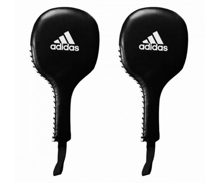 adiPT01 Лапы-ракетки Boxing Paddle Target черно-белые 