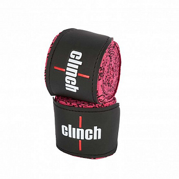 C140 Бинты эластичные Clinch Boxing Crepe Bandage Tech Fix розовые