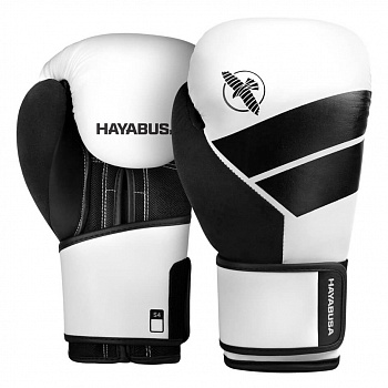 Боксерские перчатки Hayabusa S4 White/Black