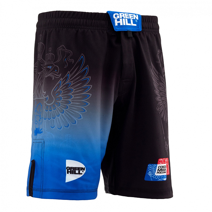 MMS-3991 Шорты СОЮЗ MMA РОССИИ синии