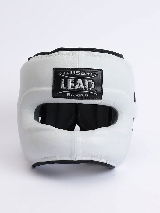 Шлем Leaders бамперный White/Black