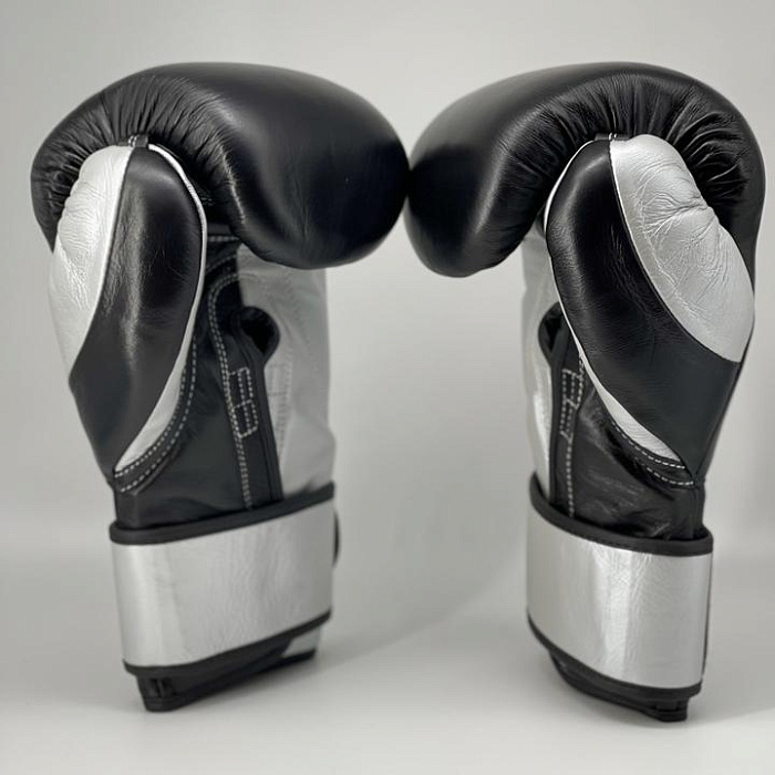 Спаринговочные перчатки Elite Soft Gloves (Black Silver)