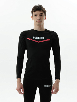 Рашгард 3.0 Puncher L\S black-red