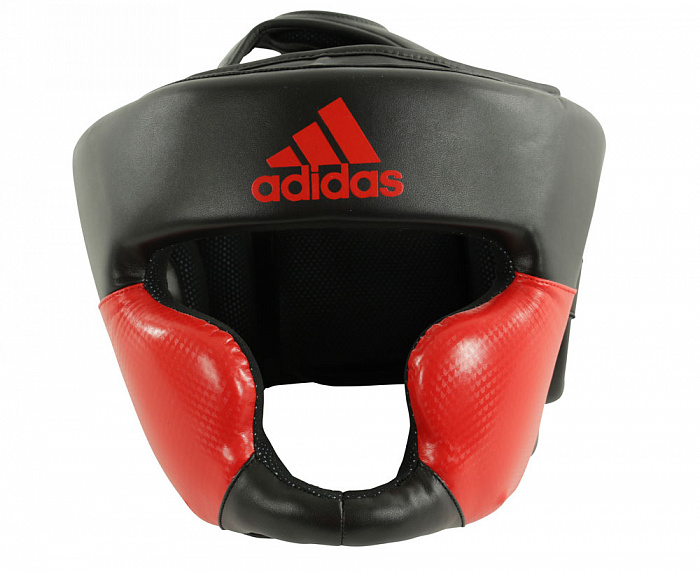 adiBHG023 Шлем боксерский Response Standard Head Guard черно-красный (размер L)