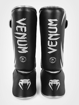 Щитки Venum Challenger Black/Silver