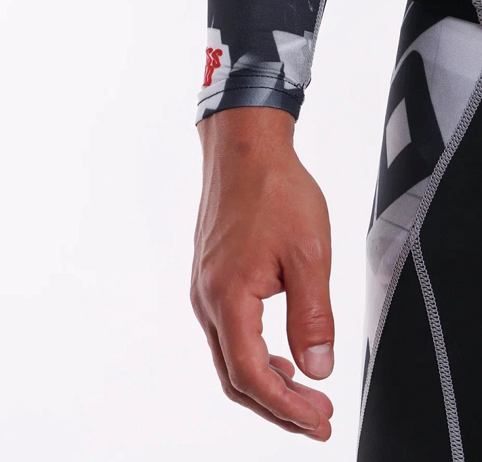 Рашгард Puncher Black L\S White Line 