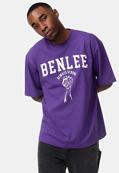 Мужская футболка оверсайз BENLEE, модель 190742,Purple/White