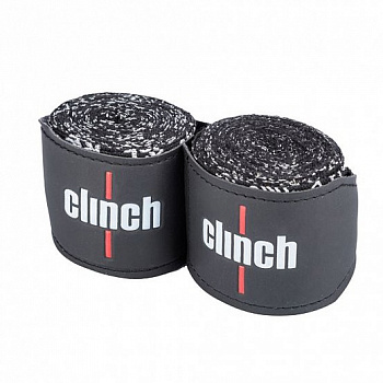 C140 Бинты эластичные Clinch Boxing Crepe Bandage Tech Fix черные